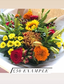 Autumn Blooms Handtied